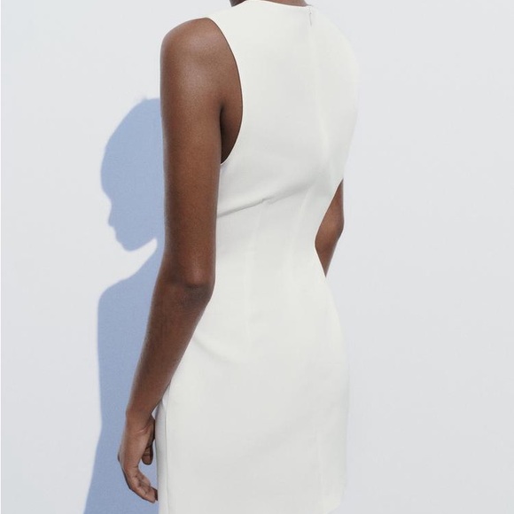Zara Gathered Short Dress XS - out of stock online - Picture 3 of 6